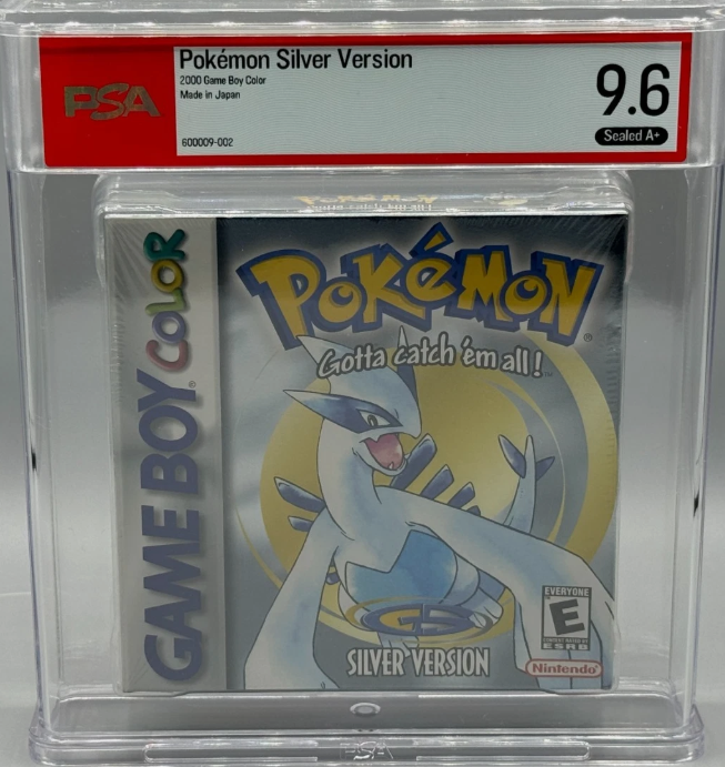 PSA 9.6 A+ Pokemon Silver Version Nintendo Game Boy Color Sealed New Graded